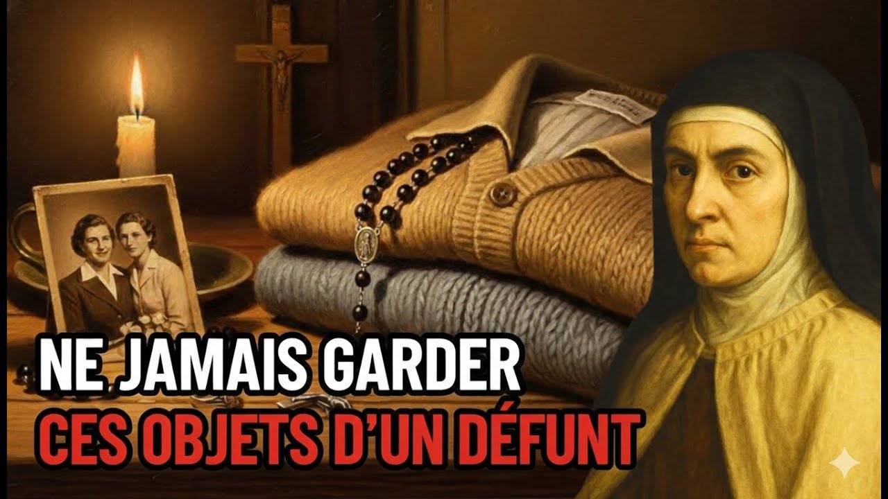 Sainte Teresa a révélé : Les 5 OBJETS qui peuvent RETENIR l'ÂME d'un être cher