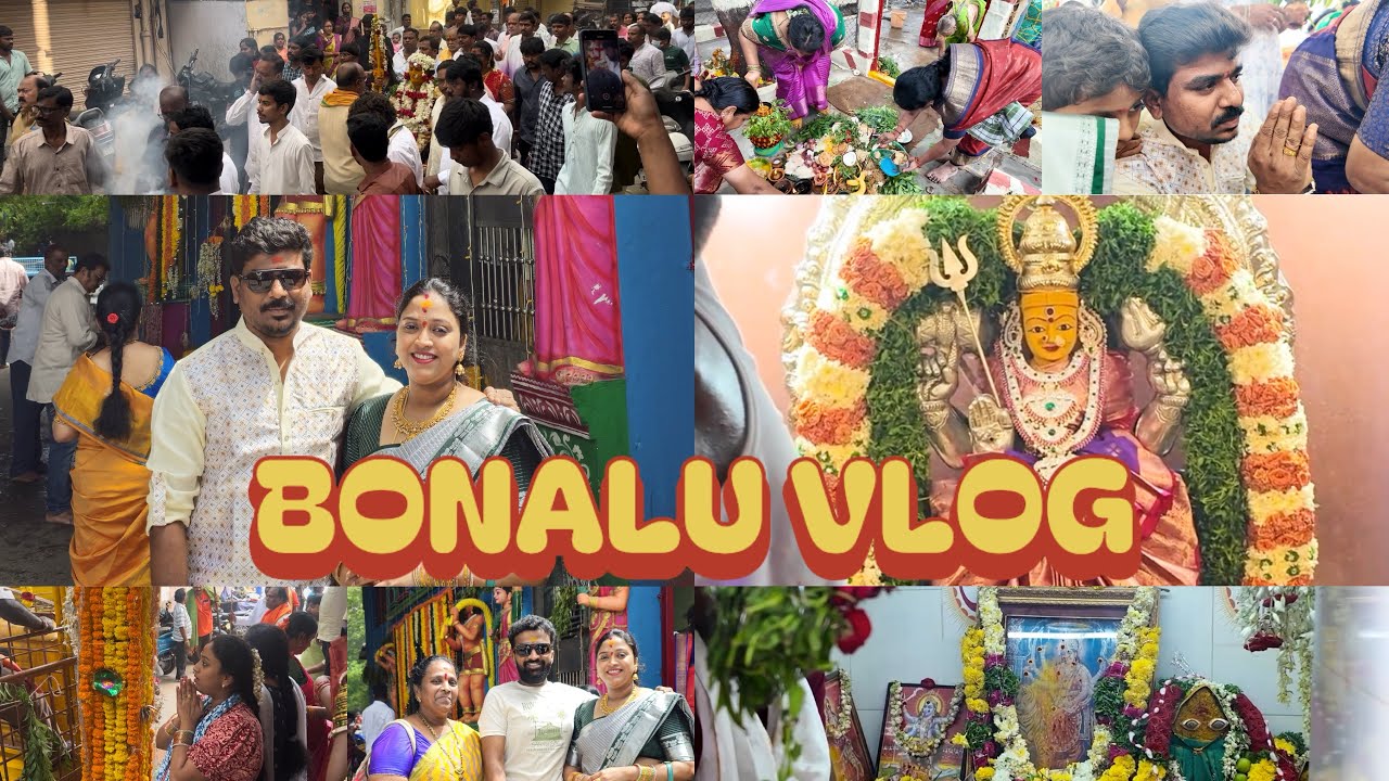 Bonalu vlog | Ashok bazar Bonalu | #vidoes #longvideo #fullvlog #teluguvlogs #festival #mainti 