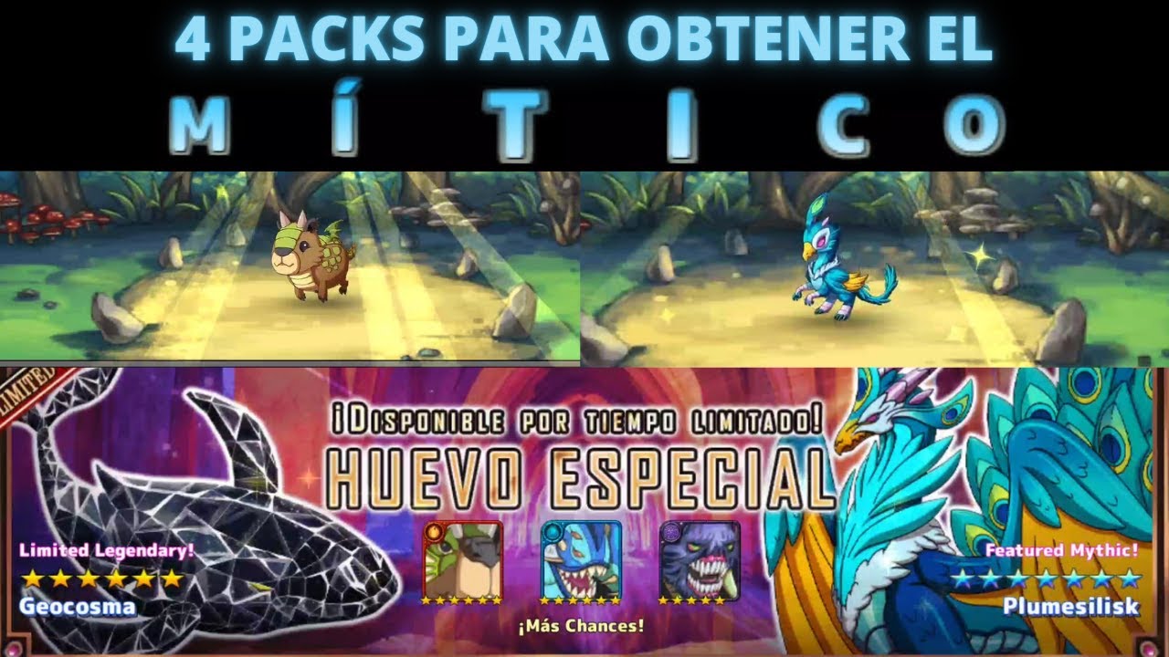 NEO MONSTER, 4 Packs para conseguir al Mítico destacado! Apertura de 160 Gemas y 35 Gemas Raras.