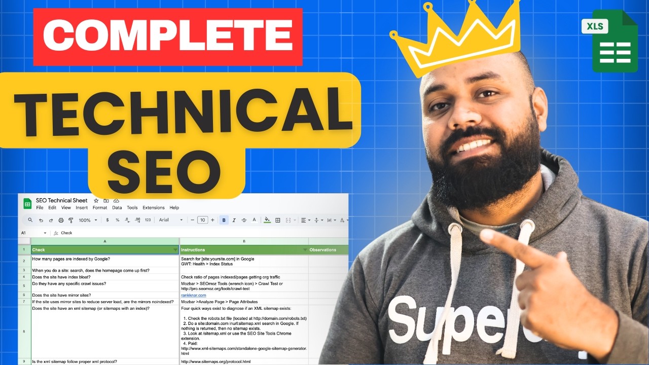 Technical SEO Masterclass [ Report + Template ]