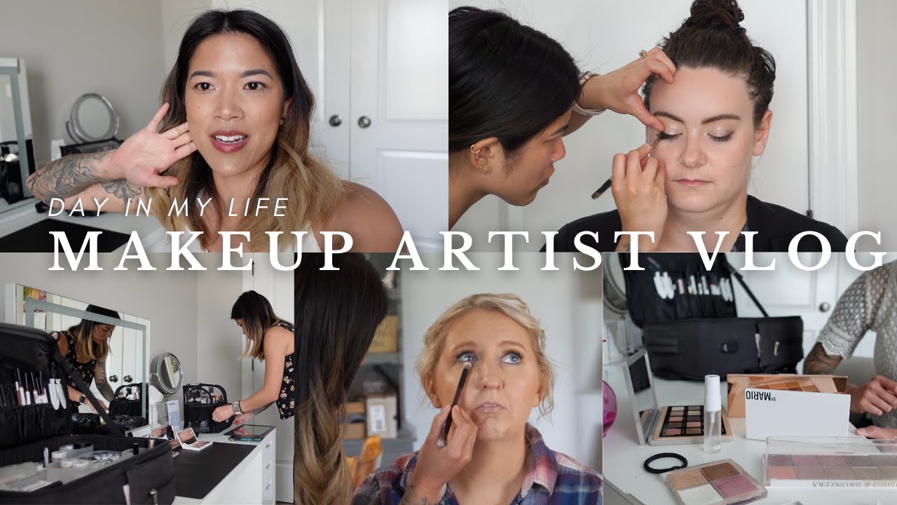 MUA VLOG: Wedding, model call + kit prep/cleaning