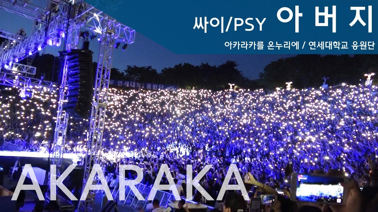 [연세대 아카라카] 싸이 '아버지' 떼창 @ AKARAKA / 연세대 축제 PSY 'Father'