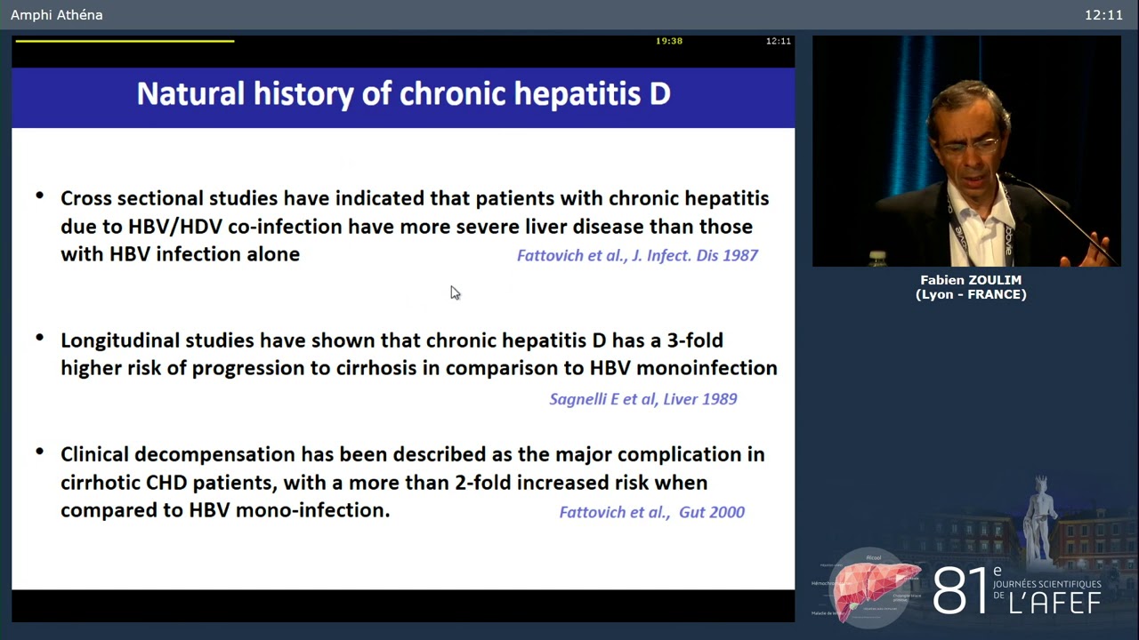 Hépatite D : Histoire naturelle, traitements actuels... - F. ZOULIM