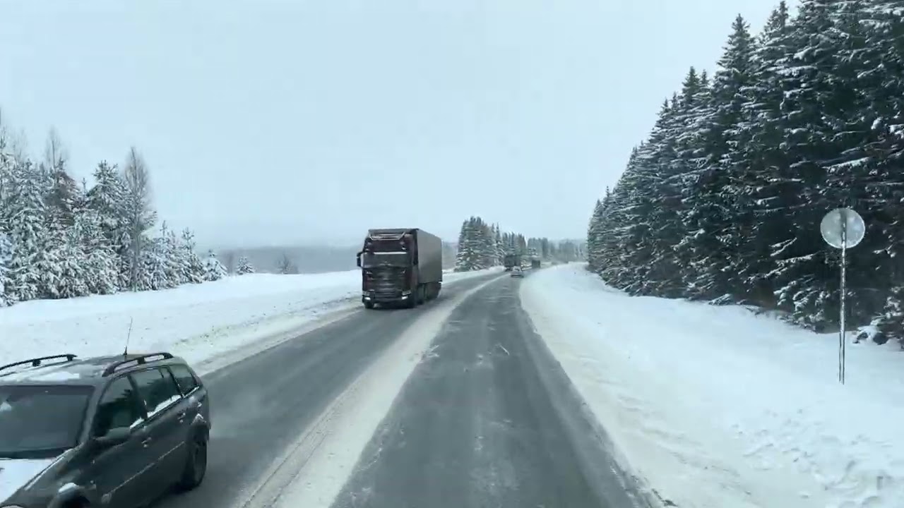 This Winter Drive Is Mesmerizing | Truck POV ASMR