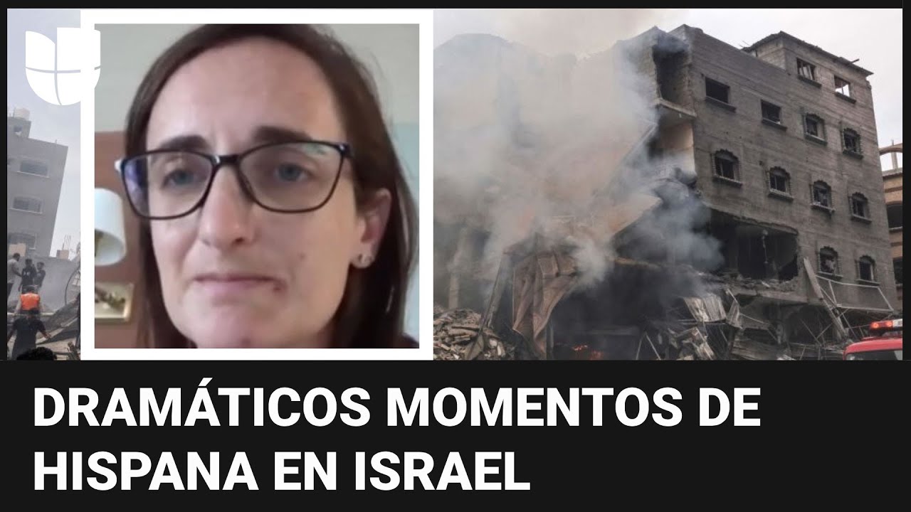 Hispana es obligada a buscar refugio tras los ataques de Hamas contra Israel: “No era seguro