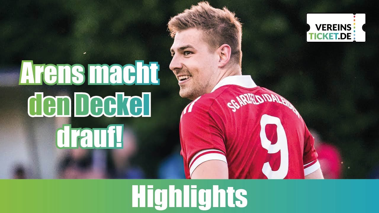Arens macht den Deckel drauf! SG Saartal - SG Daleiden