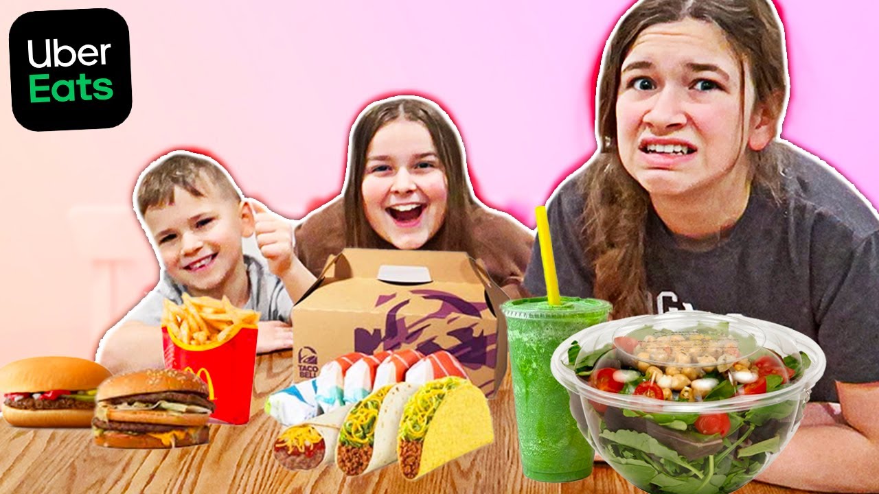 Едим UBER EATS 24 ЧАСА!! | JKREW