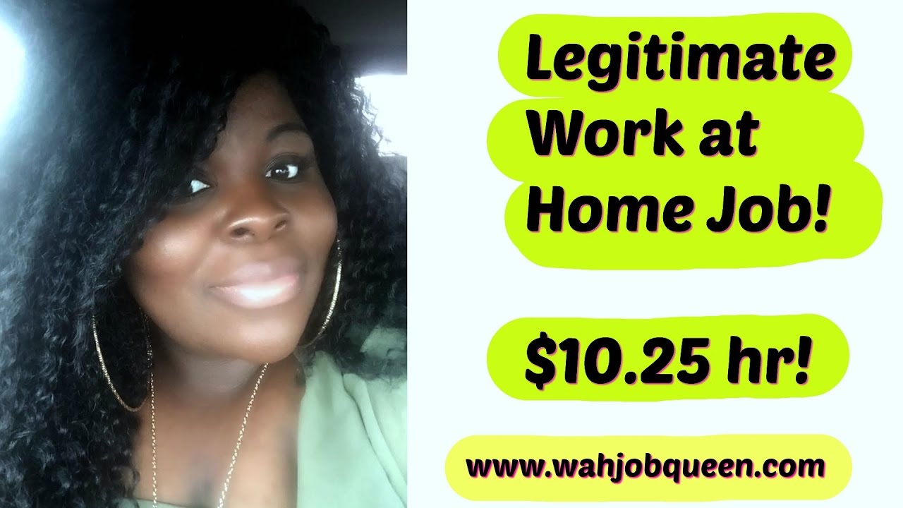 Work at Home Jobs | Legitimate Work From Home Jobs!