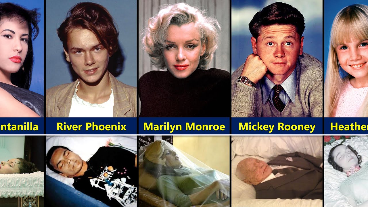 Rare Open Casket Photos of Famous Celebrities