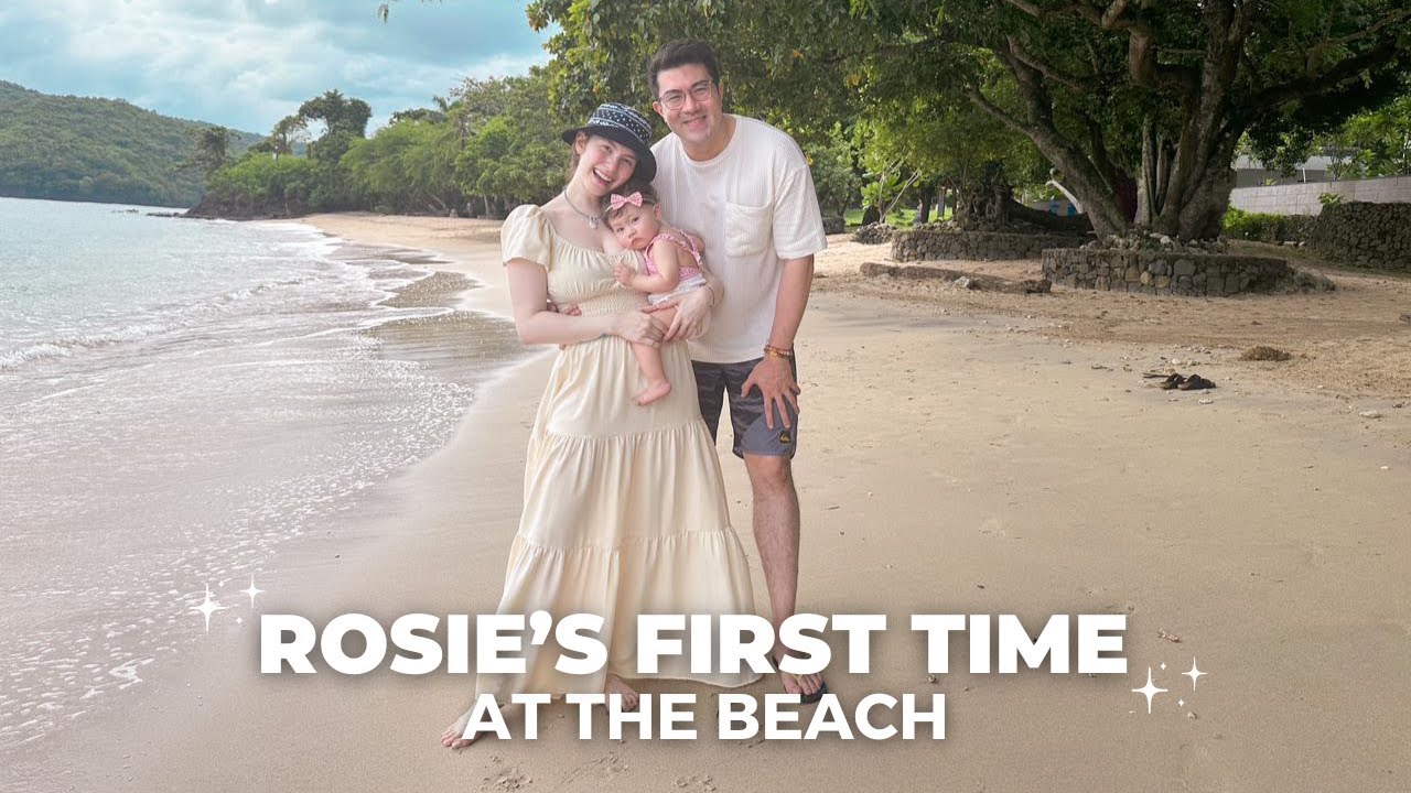 ROSIE'S FIRST TIME AT THE BEACH | Jessy Mendiola