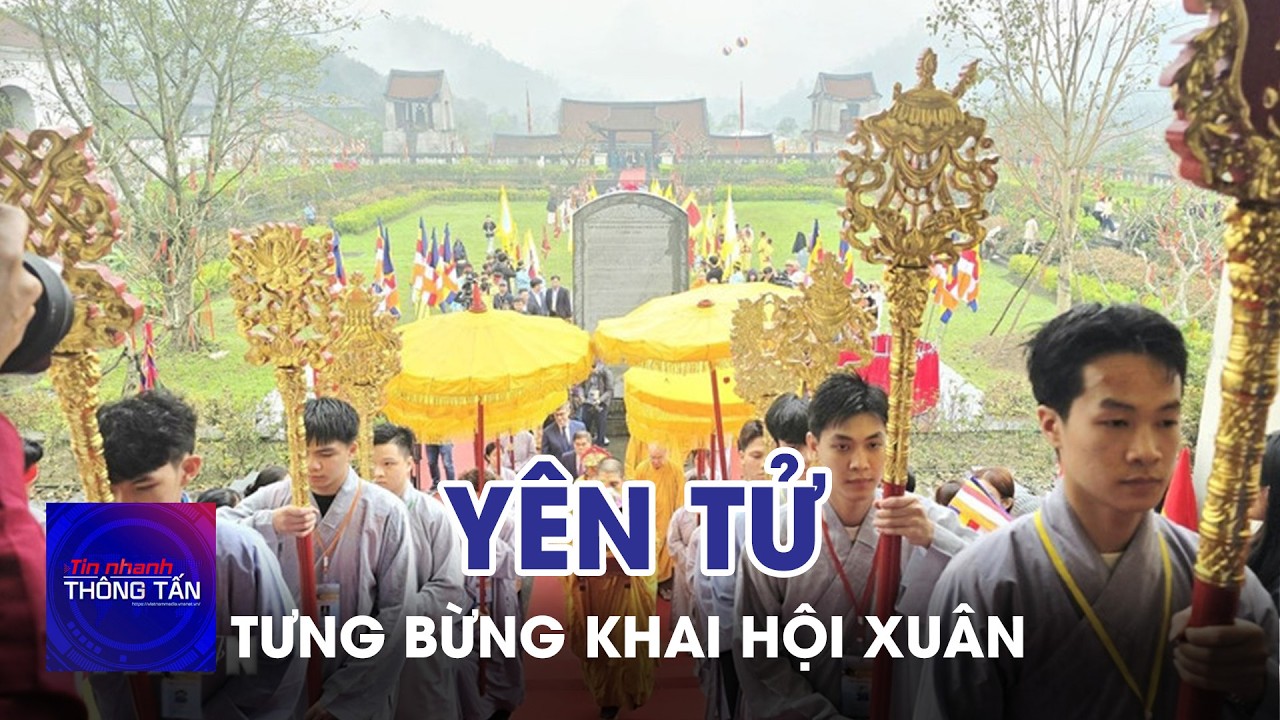 Tưng bừng khai hội xuân Yên Tử |Tin nhanh Thông tấn