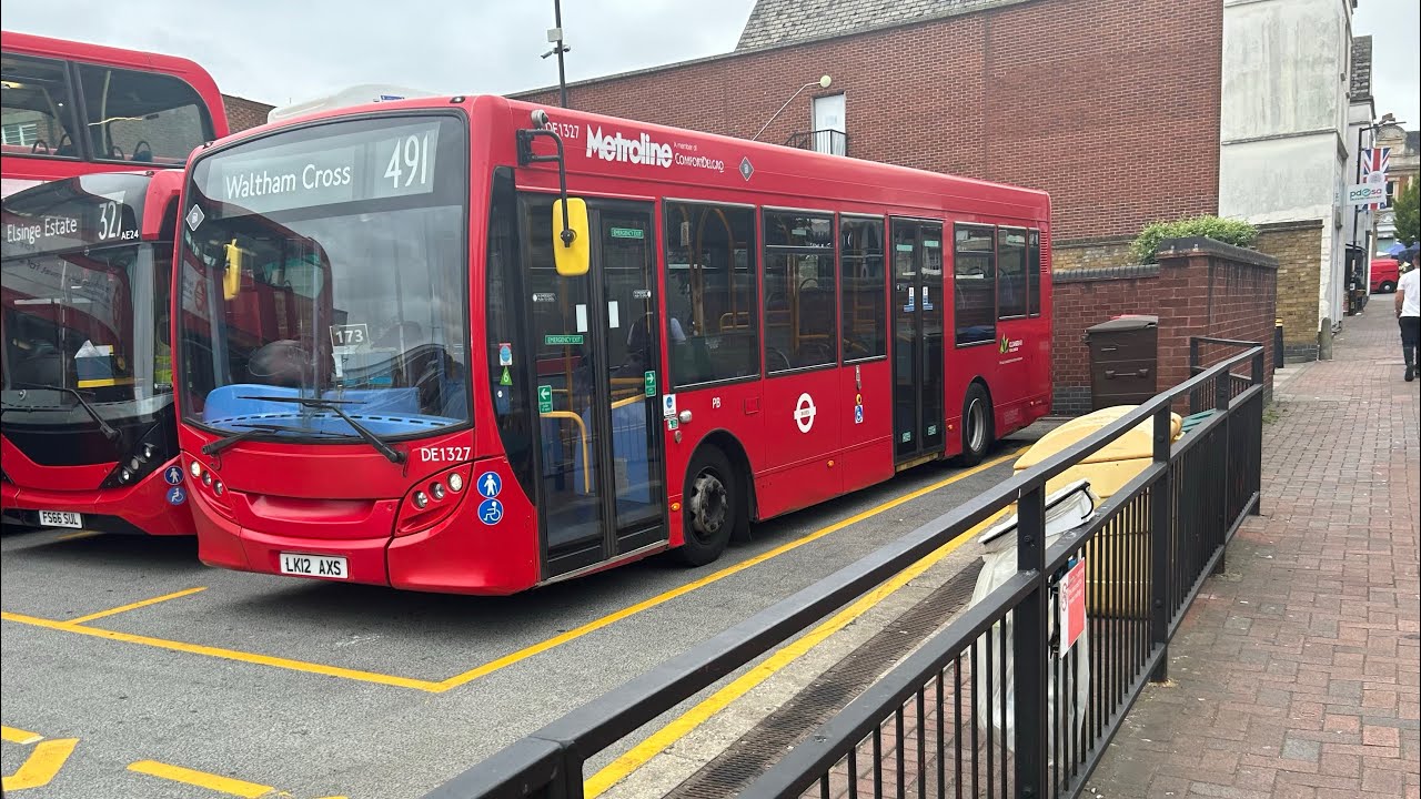 Full Route Visual|491 Waltham Cross-North Middlesex Hospital|DE1327(LK12 AXS)