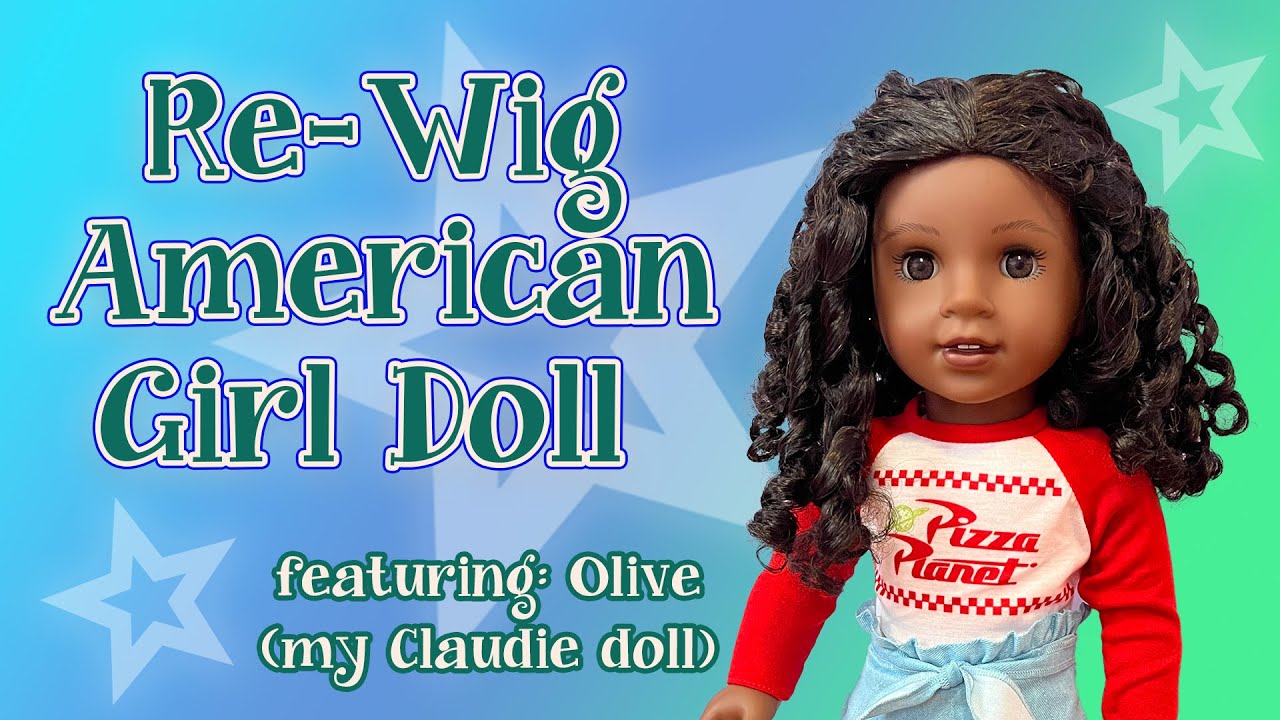 American Girl Doll - Re-Wig- Claudie Doll