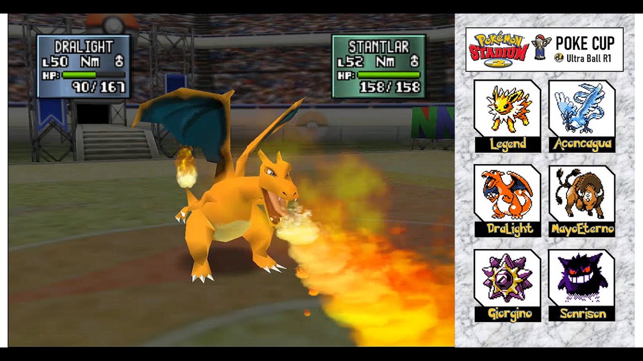 Pokemon Stadium 2 - Poke Cup Ultra Ball R1 (Yellow Team)