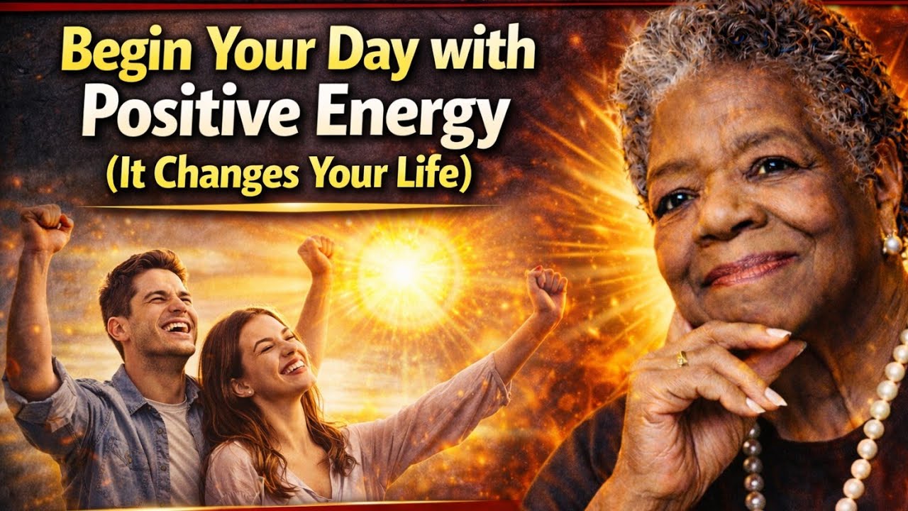 Begin Your Day with Positive Energy (It Changes Your Life) | MAYA ANGELOU | Motivational Speech