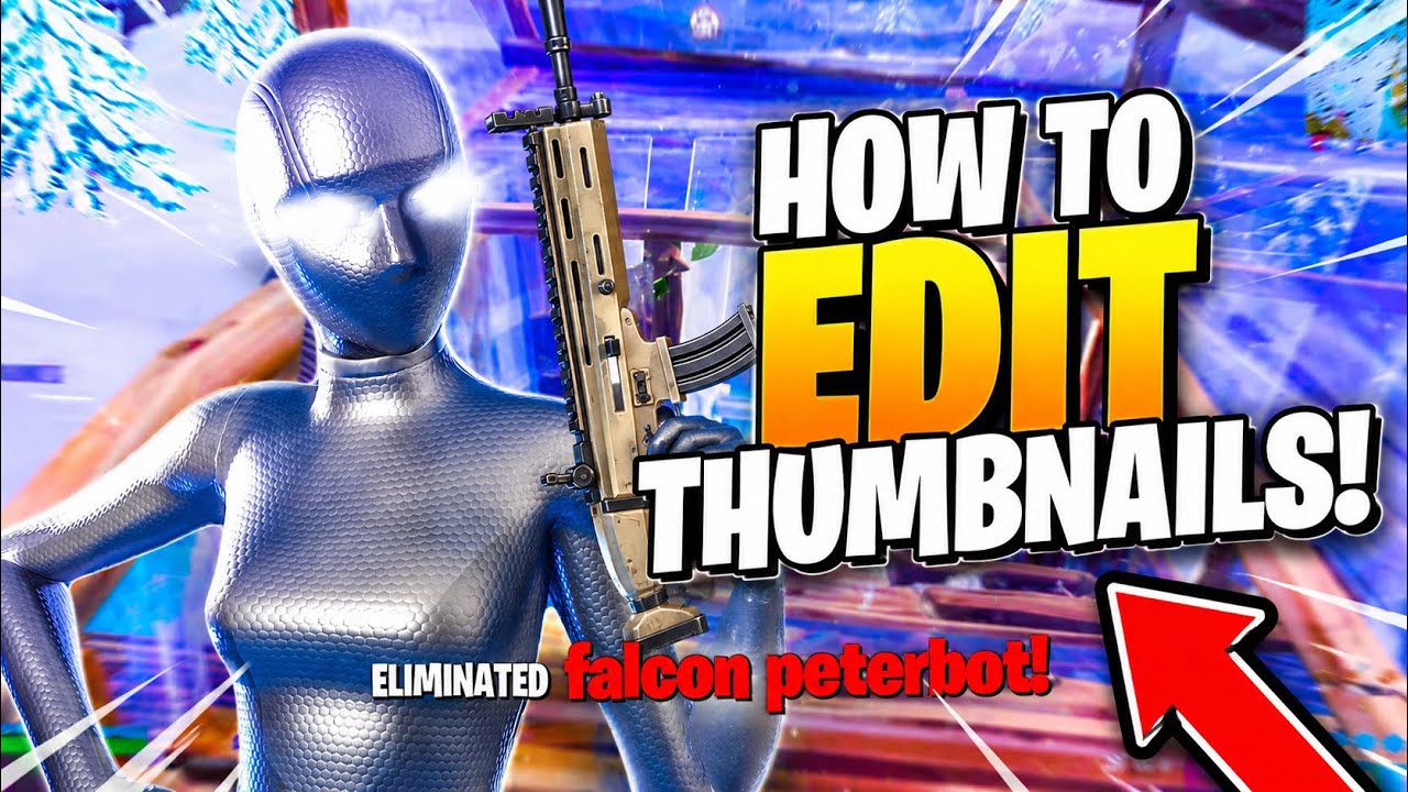 КАК БЕСПЛАТНО редактировать миниатюры для Fortnite 🤔😳! (ЛЕГКО)