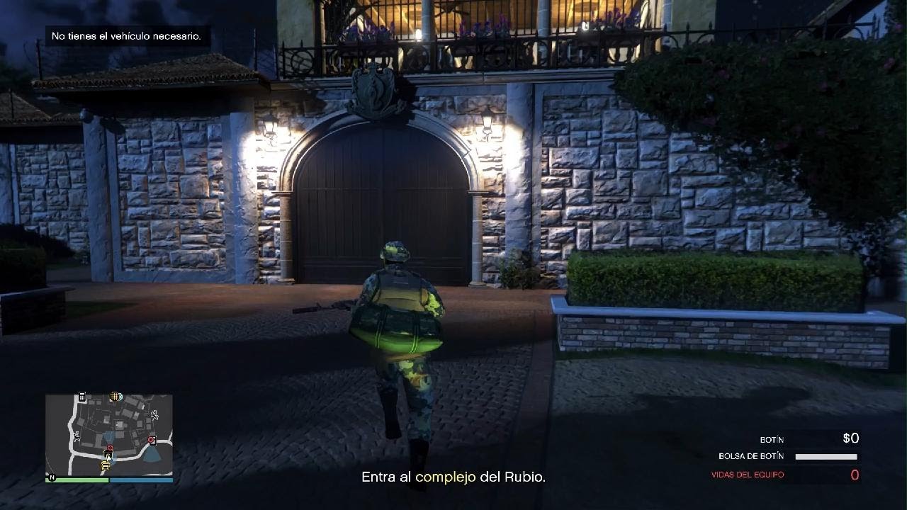 Grand Theft Auto V online con Los cabros (@melasudauso y @frankjavert) el Golpe Cayo perico 😎👍