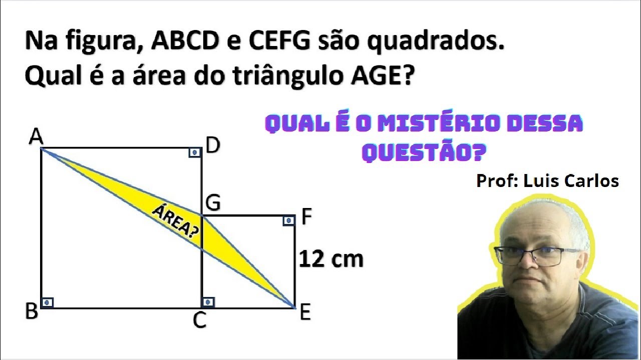 📌 QUAL É A ÁREA DO TRIÂNGULO AGE❓