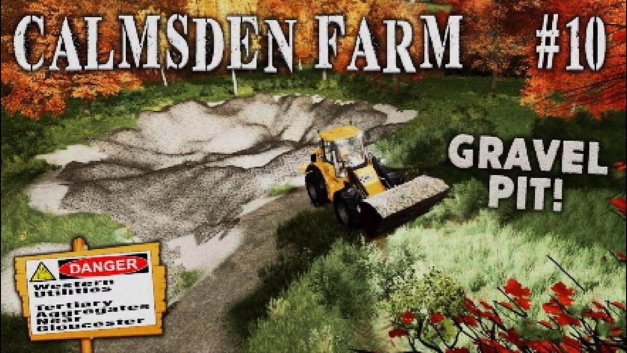 FS22 | CALMSDEN FARM | #10 | GRAVEL PIT! | Farming Simulator 22 PS5 Let’s Play.