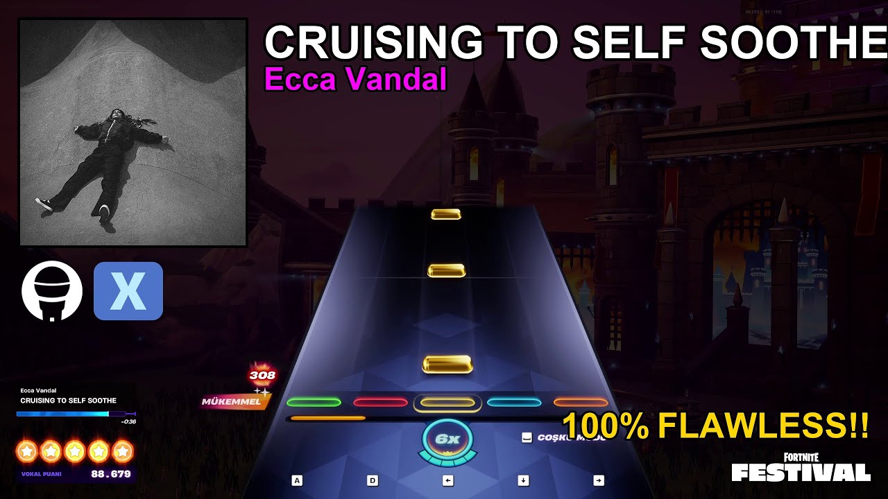 CRUISING TO SELF SOOTHE Expert Vocals 100% FC - Fortnite Festival