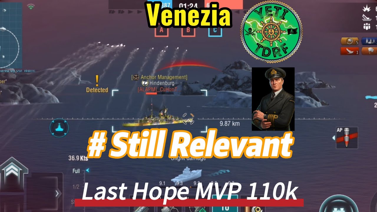 Venezia Italy’s Heavy cruiser making mince meat out of DDs 