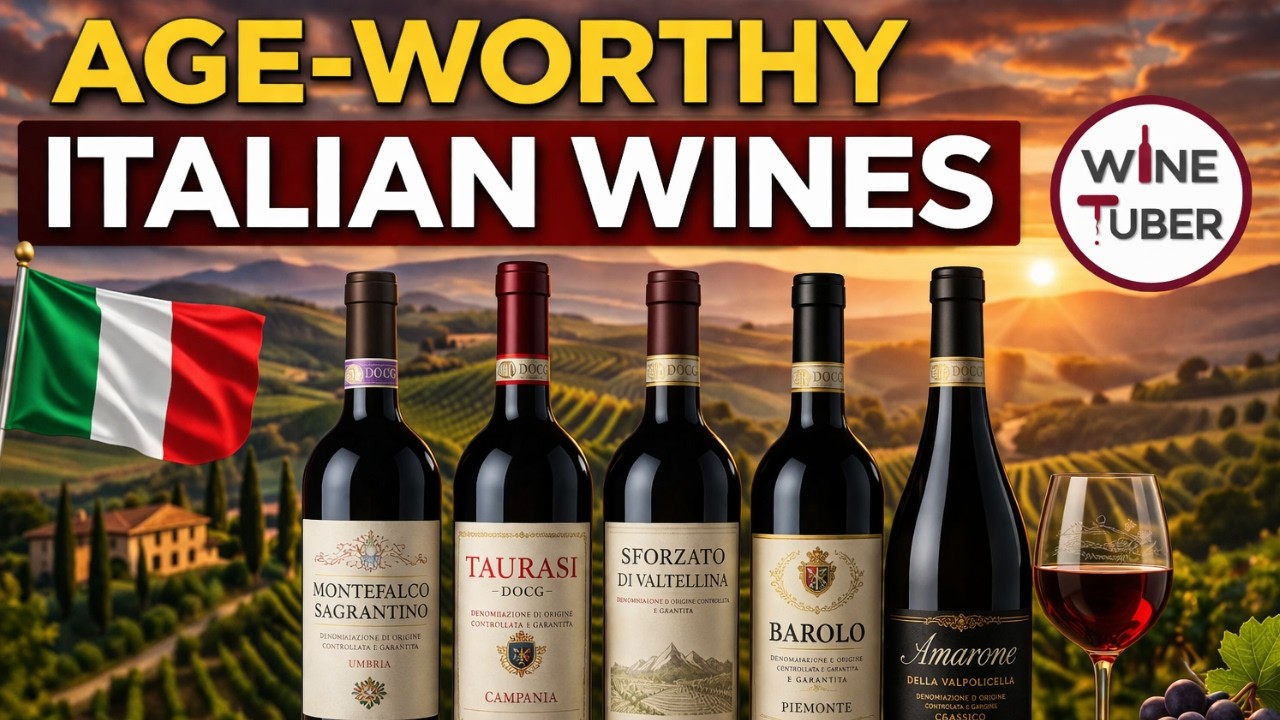 Age-worthy red wines. 10 best Italian red wine for aging!