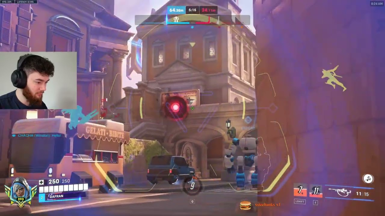 TOP 0.1% ANA! DAFRAN ANA OVERWATCH 2 GAMEPLAY SEASON 16 TOP 500 GAMEPLAY