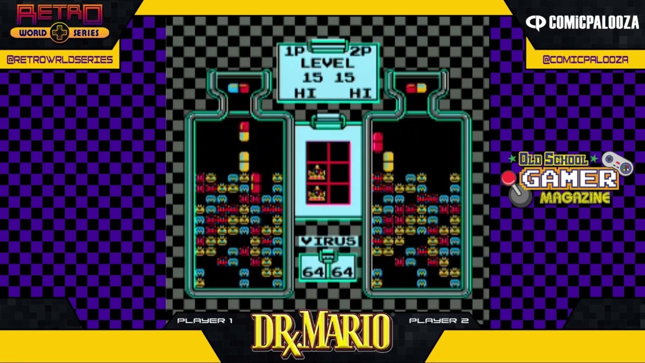 dmhero vs Alan Hester (Grand Finals) - Dr. Mario (NES) - Comicpalooza 2019