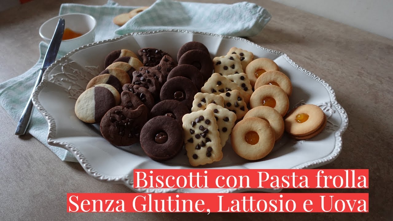 BISCOTTI DI PASTA FROLLA SENZA GLUTINE, LATTOSIO E UOVA-Un impasto Mille Biscotti-Cucina dei Senza