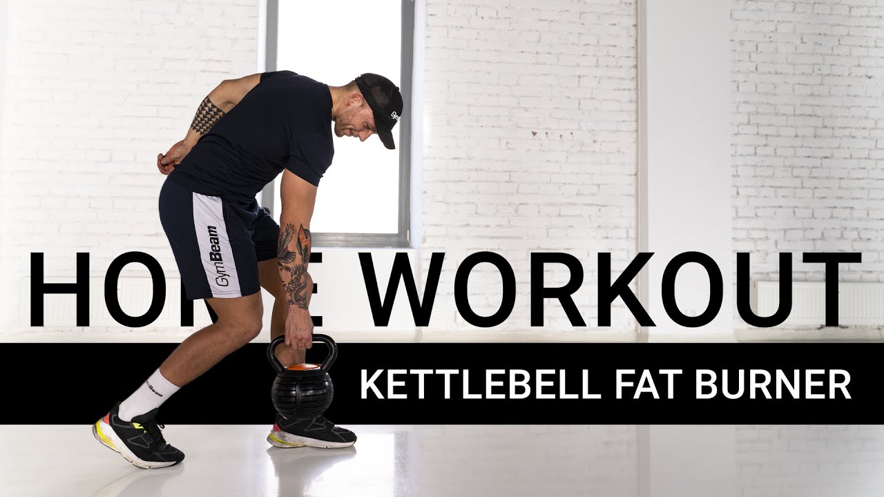 Intenzív zsírégető kettlebell edzés l Home Workout l GymBeam