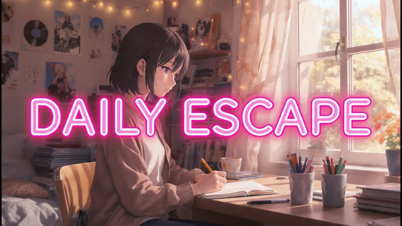 Rainy Day Dreams Lofi Ambient ☔️💤 24/7 - Comforting Rain & Soft Pads for Tranquility