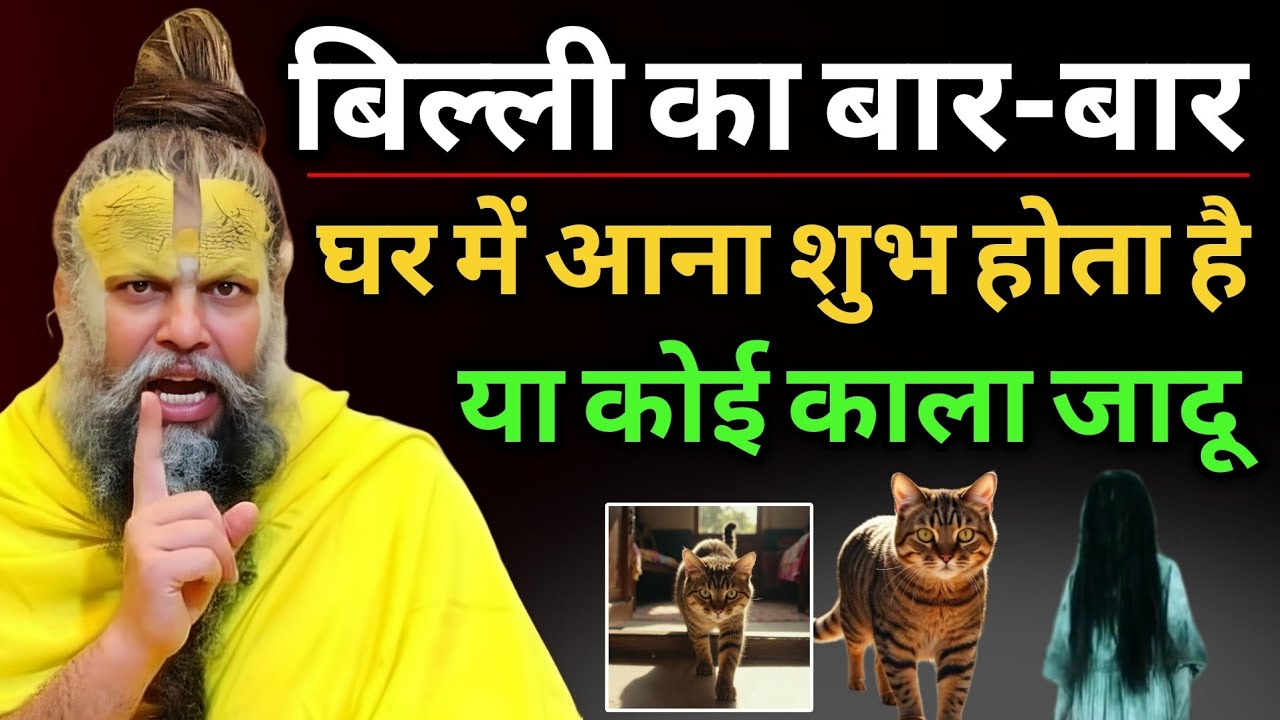 बिल्ली बार बार घर में आती है इसका मतलब क्या है ! Premanand Ji Maharaj