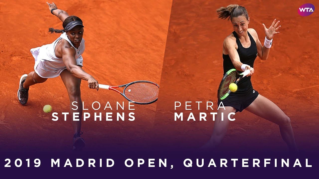 Sloane Stephens vs. Petra Martic | 2019 Madrid Open Quarterfinal | WTA Highlights