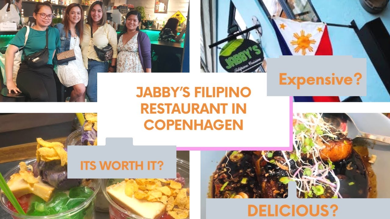 EATING  REVIEW @ JABBY'S FILIPINO CUISINE IN COPENHAGEN  | WORTH IT?? | JESHIE URS