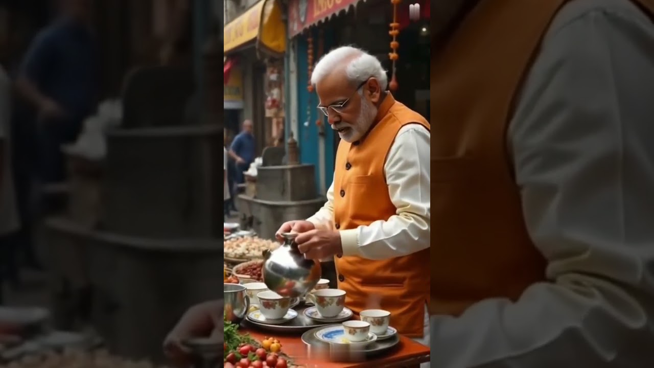 Modi Ji Chai Bech Rahe Hain | AI Animation | Funny Short
