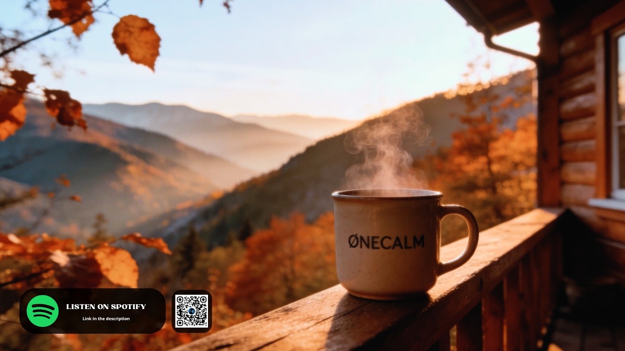 Peaceful Morning Coffee in the Mountains (Calming Ambient Music) – ØNECALM