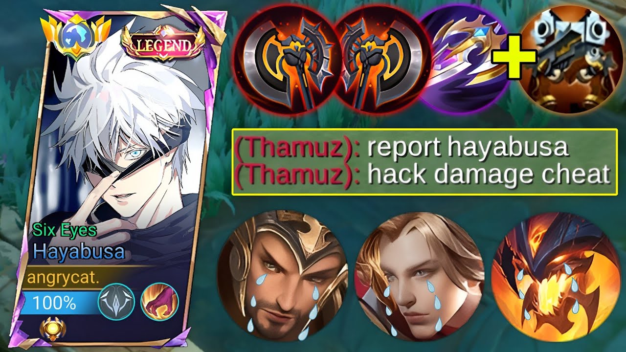 HAYABUSA USER TRY THIS HYPER PENETRATION BUILD TO DESTROY THIS 3 META TANKY HEROES - MLBB