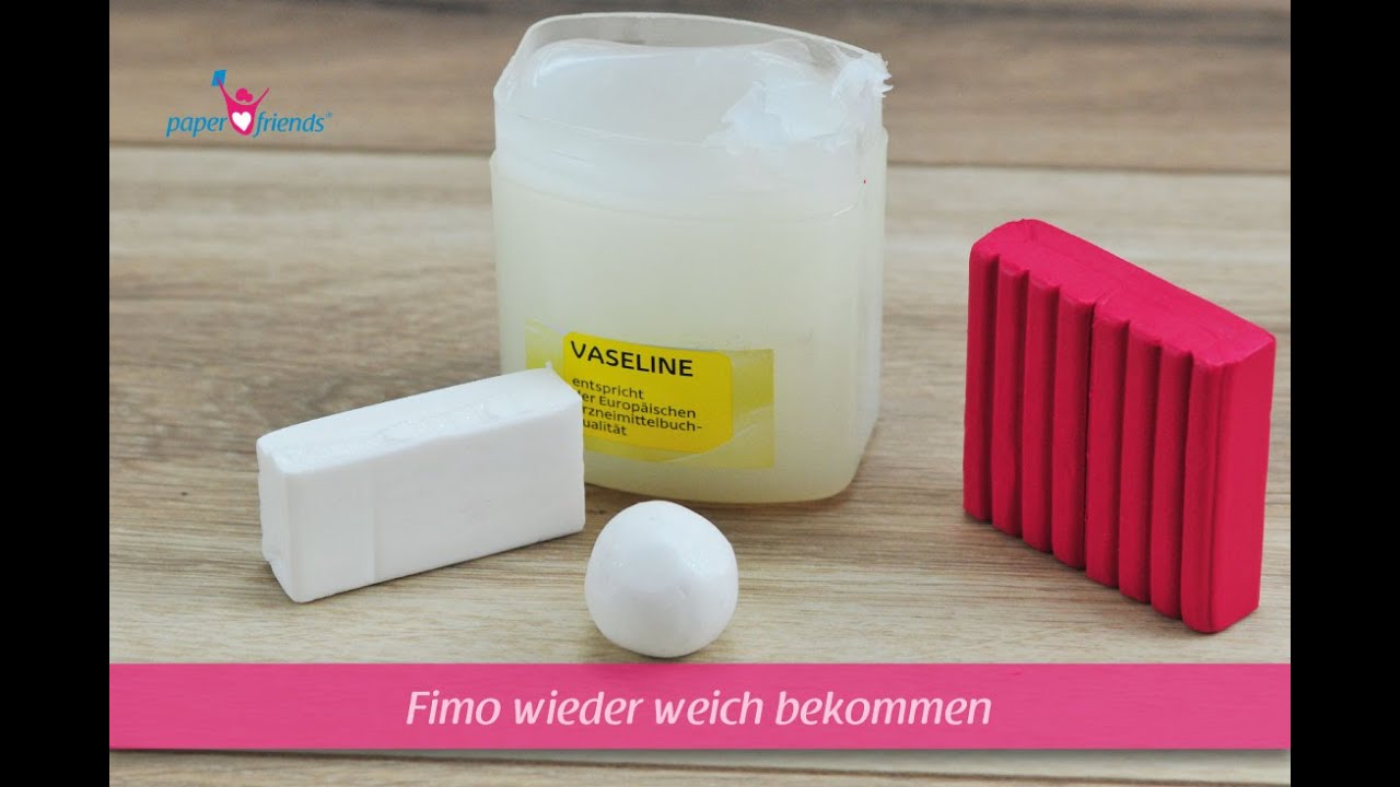 Fimo Knete hart geworden? So wird sie wieder weich!