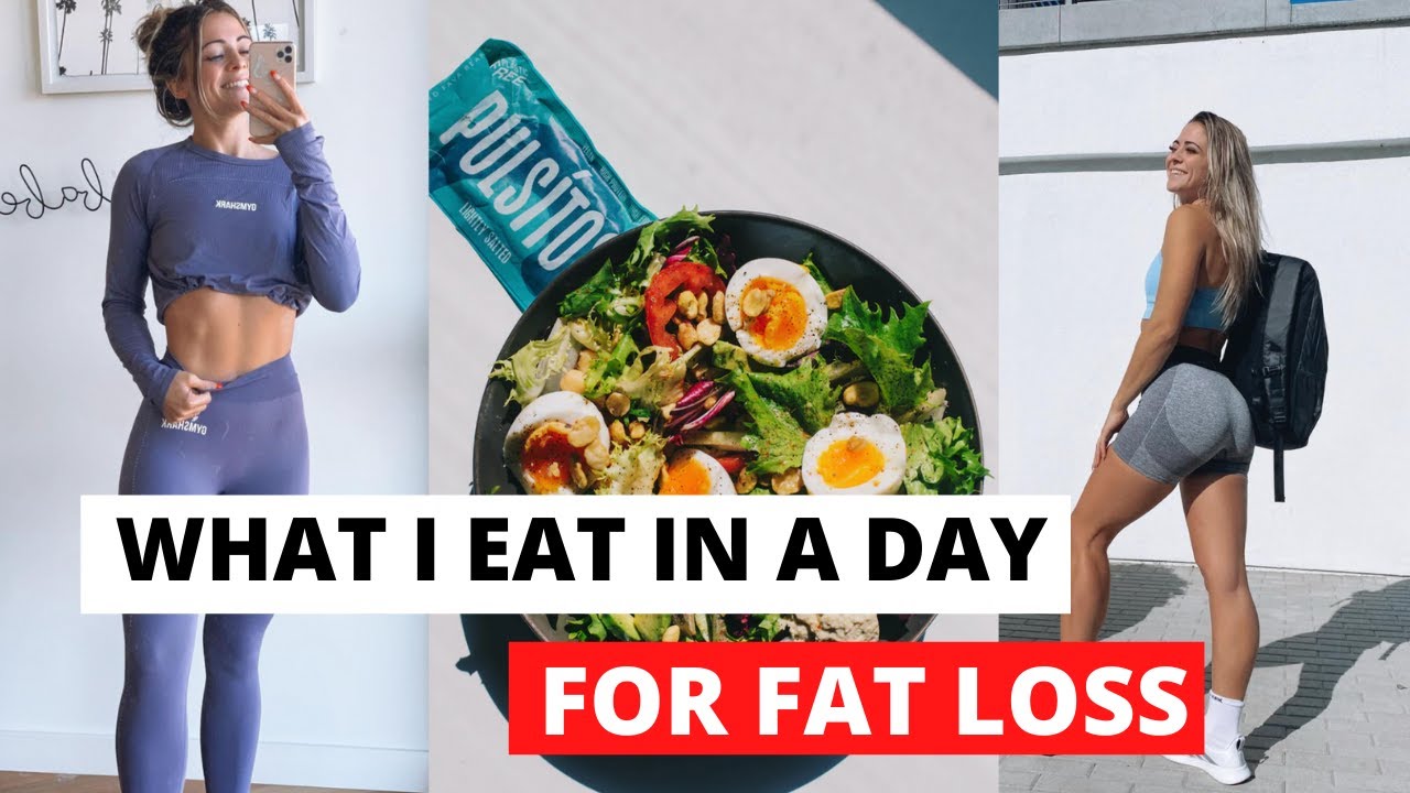 WHAT I EAT IN A DAY + for FAT LOSS | WORKOUT with ME, LETS SWEAT!