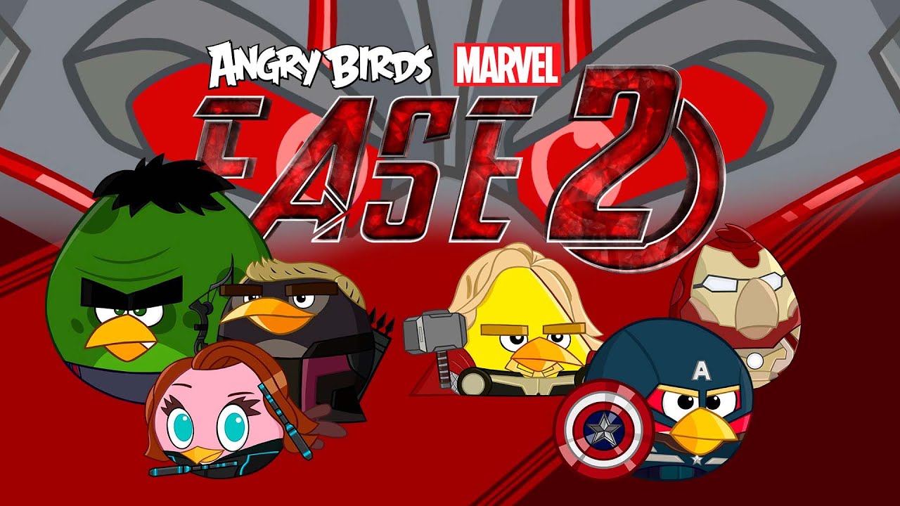 Angry Birds Avengers - UCM Fase 2 (Cast Ideal - Dise&ntilde;os Actualizados)