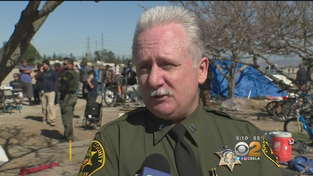 Orange County Begins Evicting Homeless From Riverbed Encampment