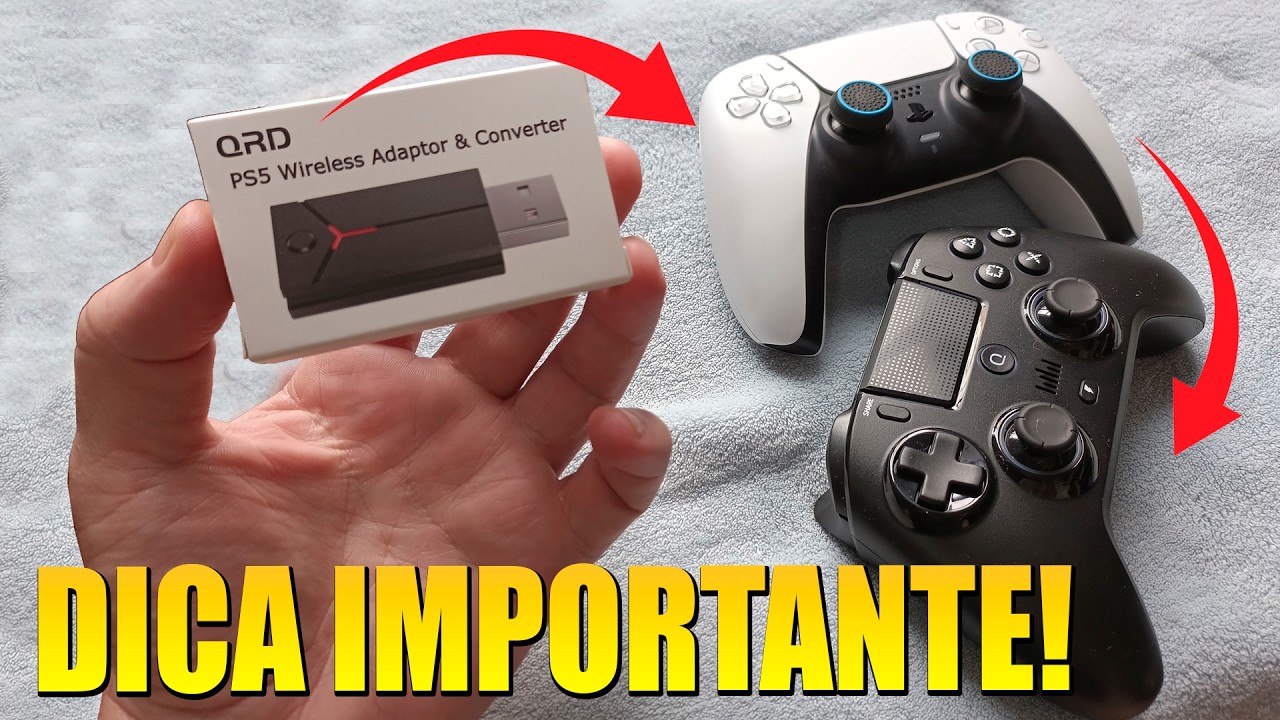 Controle Alternativo para PS5? Veja REVIEW do Adaptador QRD Blackpill