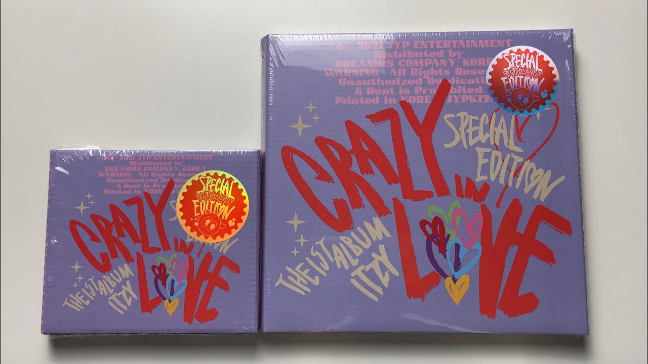 ♡Unboxing ITZY 있지 1st Studio Album Crazy In Love (Special Editions)♡