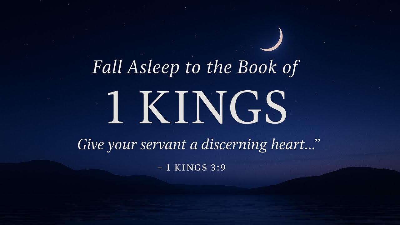 Fall Asleep to the Book of 1 Kings | Bible Reading with Rain & Thunder #deepsleep #sleep