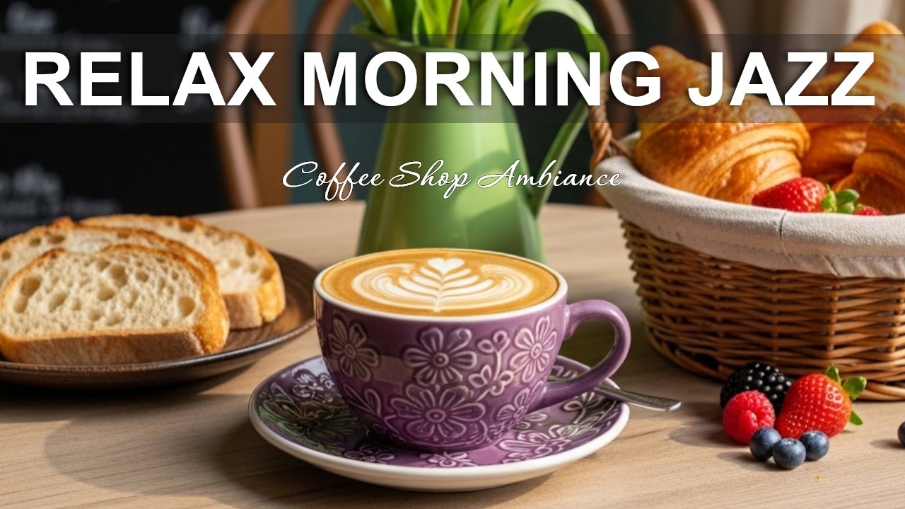 Relax Morning Jazz ☕ Smooth Bossa Nova instrumental for Working, Studying and Stress Relief