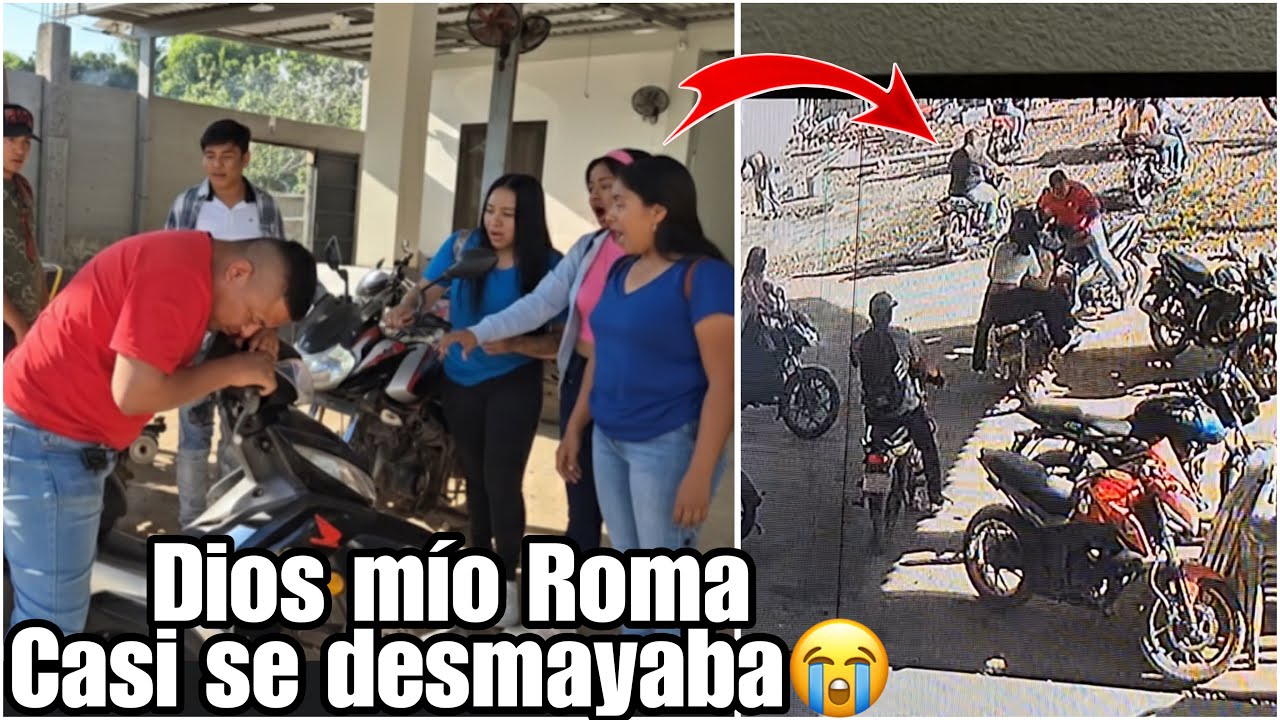 Urgente🚨Roma por poco y mat4 a Ingrid/tremendo accidente en pleno video