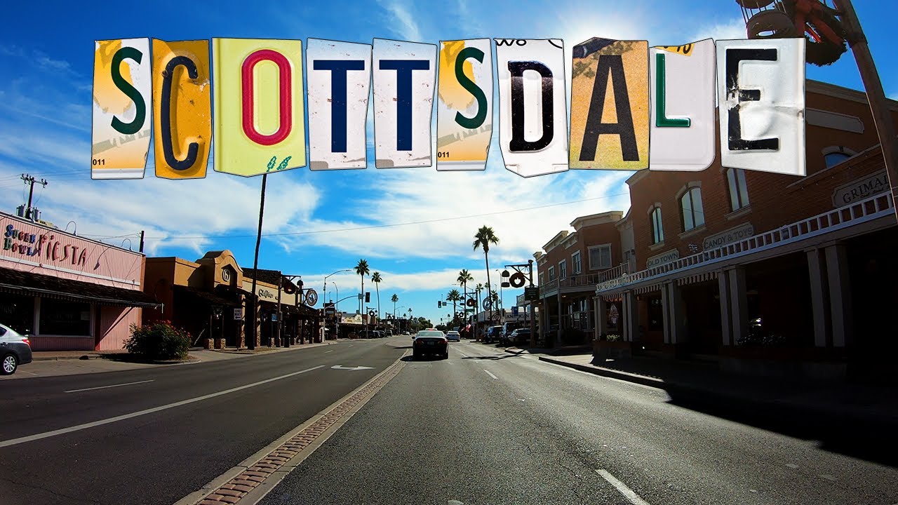 Scottsdale 4k | Driving Downtown | Arizona, USA