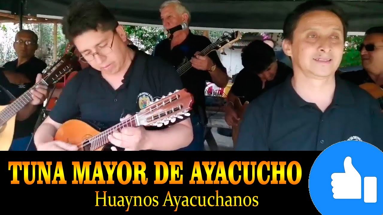 🔴 Popurri de HUAYNOS AYACUCHANOS ⭐ con la Tuna Mayor de Ayacucho | Ayacucho Folk Music Medley
