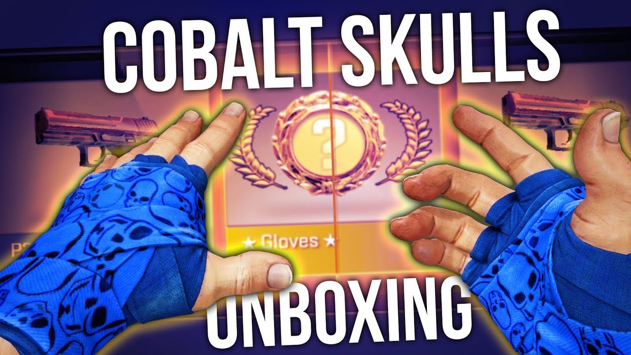 CS:GO COBALT SKULL GLOVES UNBOXING