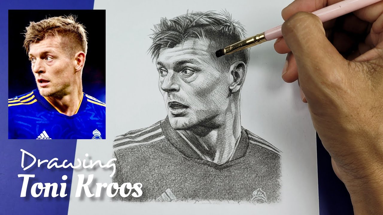 Drawing Toni Kroos from Real Madrid CF